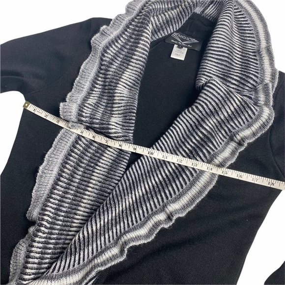 Sabri Ozel Angel Made ITALY sweater Waterfall Cardigan Jacket New w/out tag wool - Picture 3 of 7